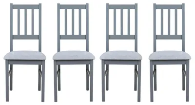 Produktbild von ESSZIMMERSTUHL - 4er-Set Bos 4 graphite hygge 91