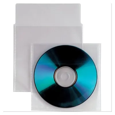 Immagine prodotto di SEI Rota 430104 custodia CD/DVD Custodia a tasca 1 dischi Trasparente, Bianco
