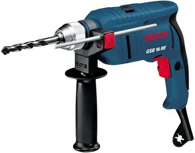 Produktbild von Bosch GSB 16 RE Profi-Schlagbohrmaschine, Netzbetrieb, 750 Watt, 13 mm Bohrleistung in Stahl, variable Geschwindigkeit, Rechts-/Linkslauf