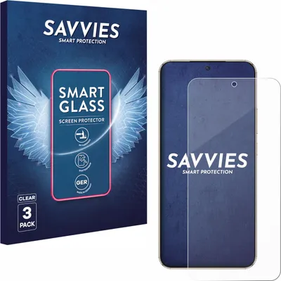 Produktbild von 3x Savvies Schutzglas Folie für Honor Magic 8 Lite 9H Panzer Schutzfolie Glas Displayschutz klar transparent