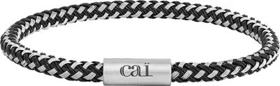 Produktbild von cai Armband Edelstahl 21cm schwarz ohne Stein 065060003-21