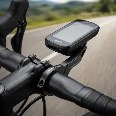 Zdjęcie produktu dla Uchwyt Miche do komputera rowerowego, czarny, kompatybilny z Garmin/Wahoo