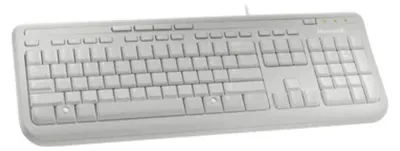 Produktbild von Wired Keyboard 600 White USB Tastaturen White Verkabelt USB Weiß Tastatur