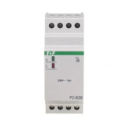 Zdjęcie produktu dla Przekaźnik poziomu PZ-828 B Przekaźnik jednopołożeniowy F&F 230 V AC 16 A
