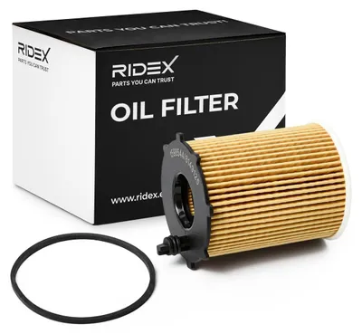 Produktbild von Ölfilter RIDEX 7O0013 Filtereinsatz für FORD Fiesta Mk6 Schrägheck (JA8, JR8) FOCUS III Turnier Fiesta Mk5 Schrägheck (JH1, JD1, JH3, JD3) Kuga Mk2