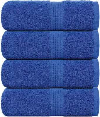 Produktbild von "2026 MODERNE"Waschtücher FROGN 4er set - modernes Design - Blau 30x30cm 360 g/m² Promotion334294 - Handtücher