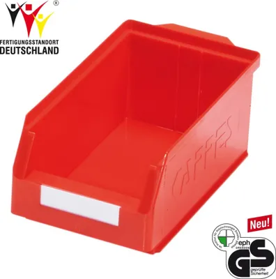Produktbild von Kappes Lagersichtkasten RasterPlan Gr. 4 rot