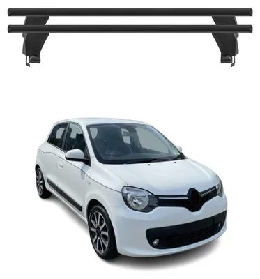 Produktbild von Menabo Dachträger Grundtäger für Renault Twingo 2014-2019 ABE Alu Schwarz 2x