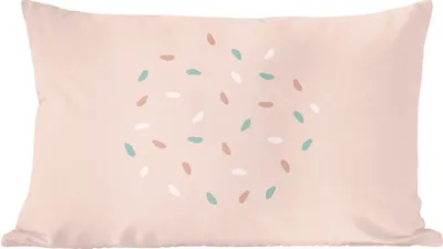 Produktbild von MuchoWow® Zierkissen Sofakissen Wohnzimmer Dekokissen 50x30 cm Sommer - Linie - Pastell - Wohnzimmerdekoration - Polster mit Photo