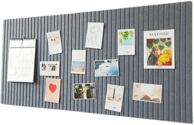 Immagine prodotto di Lavagna magnetica Memoboard, dimensioni 60 x 40 cm, spessore 9 mm, autoadesiva, colore grigio