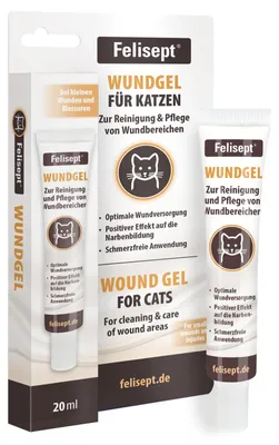 Produktbild von Felisept Wundgel für Katzen 20ml