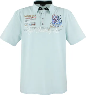 Produktbild von Übergrössen Hippes Polo-Shirt Kurzarm LAVECCHIA Mint 3XL