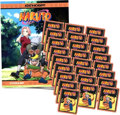 Produktbild von Panini Naruto Sticker - Ninja Academy Sammelsticker (2025) - 1 Album + 25 Tüten