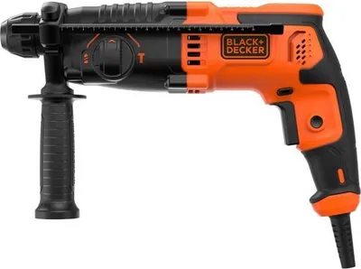 Produktbild von Bohrhammer, BLACK+DECKER BEHS01-QS, 650W, SDS+, 1.6 Joule, Inkl. 2 Bohrer (6mm & 8mm)