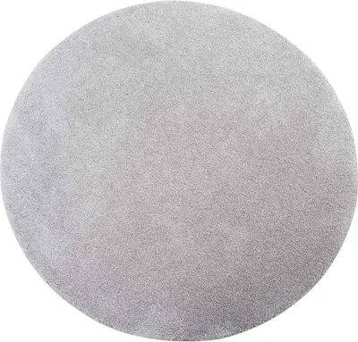 Produktbild von Hochflorteppich - Silberfarben - Ø 120 cm