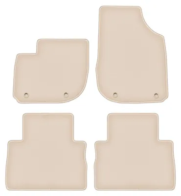 Produktbild von DURBAN Beige Velours-Fußmatten-Set für Honda e:NY1 SUV (2023-)