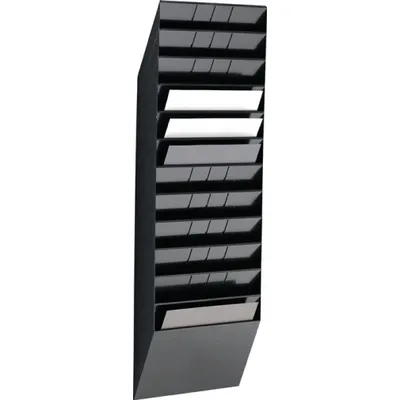 Produktbild von DURABLE Prospektspender FLEXIBOXX 12 A4 quer 12 St., schwarz