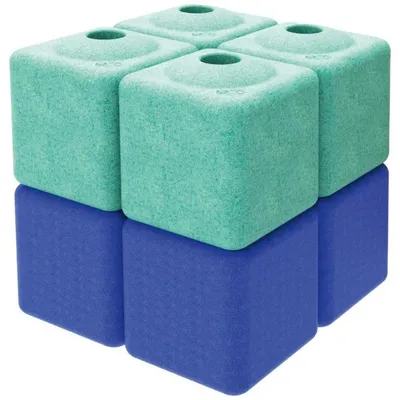 Productafbeelding van Eduplay Baukasten Magniworld: Set van 8 houten bouwblokken, speelgoed