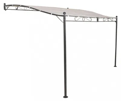 Immagine prodotto di Gazebo Pergola Addossato 3,5x2,5 m in Acciaio Antracite