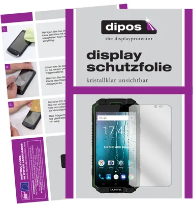 Produktbild von 2x Schutzfolie für Oukitel K10000 Max klar Displayschutzfolie Display Schutz