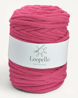 Produktbild von Loopello Baumwollkordel Pro 9 mm 100 m – Fuchsia