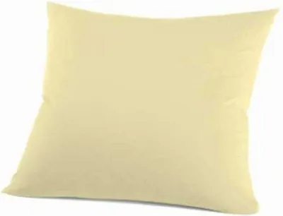 Produktbild von Schlafgut Linon Kissenbezug 100% Baumwolle Reißverschluss waschbar pflegeleicht hochwertig strapazierfähig hautfreundlich 80x80 cm Kamille