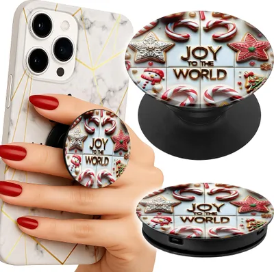 Zdjęcie produktu dla Uchwyt Do Telefonu Popsocket Na Palce/Stojak Świąteczne Wzory