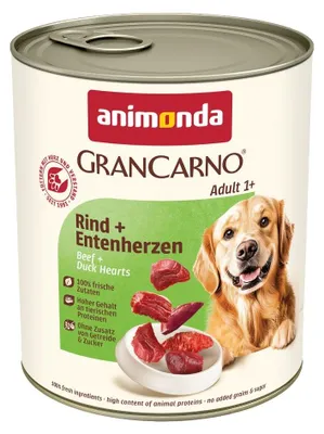 Productafbeelding van Animonda Gran Carno Adult met kip en eend, 800 gram