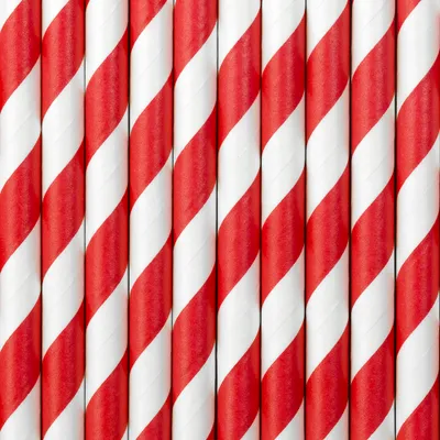 Produktbild von PartyDeco SPP1-007, Rot, Weiß, Papier, 195 mm, 10 Stück(e), 72 mm, 270 mm