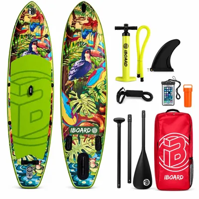 Obrázok produktu pre iBOARD 11' TOUCAN, nafukovacia doska na paddleboarding, celá sada, 335 cm, nosnosť 155 kg