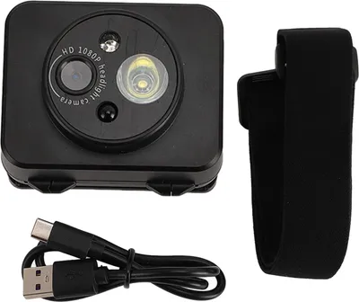 Immagine prodotto di Faro LED telecamera 1080p 45 ° F regolazione libera Handsfree ciclismo Video Recorder per la corsa