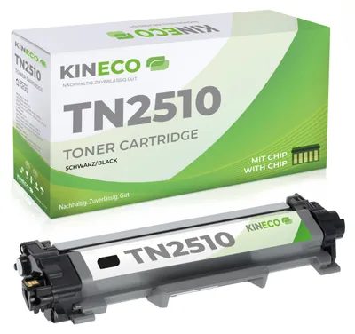 Produktbild von Kineco TN2510 Tonerkartusche kompatibel für Brother, Schwarz