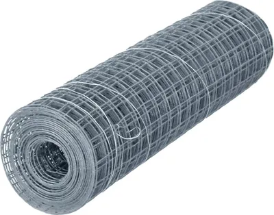 Produktbild von Verzinktes Volièregitter für Hasen, Meerschweinchen oder Hühner - Gittermaschenweite 19mm - 25x0.5m - 07mm 79066