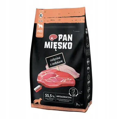 Zdjęcie produktu dla Pan Mięsko sucha karma dla psa Cielęcina z indykiem XL 3kg