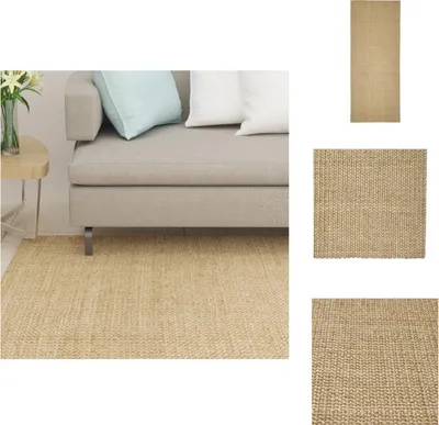 Produktbild von vidaXL Teppich Natur Sisal 80x200 cm -  Teppiche