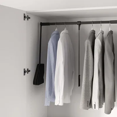 Produktbild von Hettich Conero Kleiderlift Distanzstück B30MM schwarz