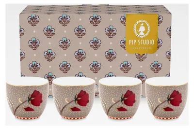 Produktbild von Eierbecher Set 4 in Khaki, 5 cm