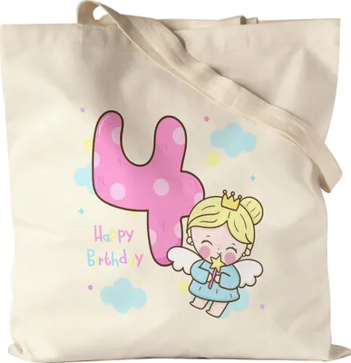 Produktbild von Happy Birthday Jutebeutel Stoffbeutel Geburtstagskind Geburtstag Alles Gute Happy Birthday Party Prinzessin