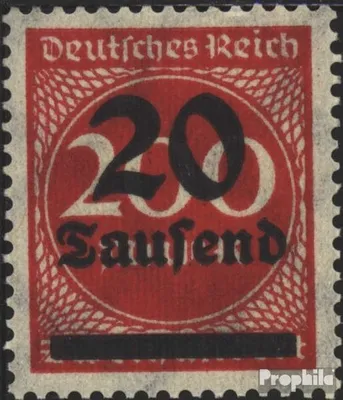 Produktbild von Briefmarken Deutsches Reich 1923 Mi 282II gestempelt Hochinflation