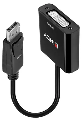 Image de Lindy 41734 Adaptateur DisplayPort vers DVI-D (actif) DisplayPort to DVI-D F