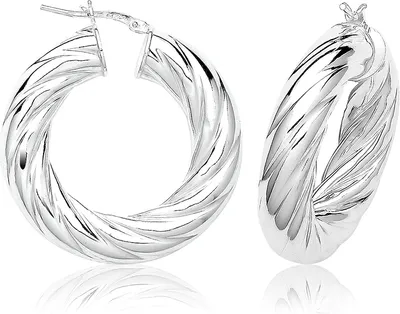 Image de Boucles d'Oreilles Femme Argent fin 925 - 20mm; TRS37229MM20