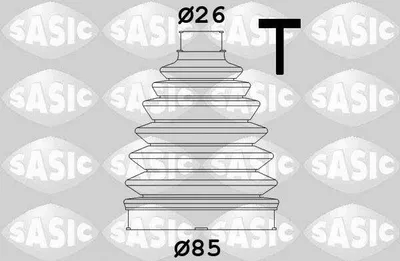 Produktbild von SASIC Faltenbalgsatz Antriebswelle Vorne Radseitig für RENAULT Clio III Schrägheck (BR0/1, CR0/1) 1904021