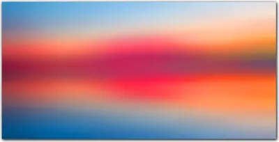 Produktbild von Coloray Bild aus Leinwand 120x60 Leinwand Dekoration - nebligen See