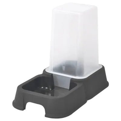 Image de Bol à eau et à nourriture, 3,5 l, gris