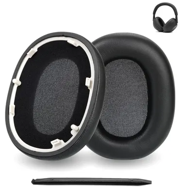 Imagen del producto de Almohadillas de repuesto para auriculares, fabricadas con cuero de proteína