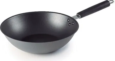 Obrázok produktu pre Lacor 63729, Kolo, Wok/panvica na vysmážanie, Čierna, Keramický, Elektrický, Plyn, Halogén, Indukčná, 28 cm, 15 cm