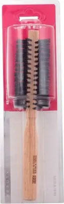 Zdjęcie produktu dla Beter 03121, Dorosły, Okrągła szczotka do włosów, Czarny, Drewno, Monochromatyczny, Nylon, 4,5 cm