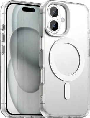 Produktbild von Mobigear Shockproof iPhone 17 MagSafe Hülle Hardcase Backcover - Weiß