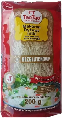 Obrázek produktu pro TaoTao Bezlepkové rýžové těstoviny - nitovky (200g), 58355
