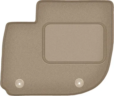 Produktbild von Fahrerfußmatte Velours beige passend für Honda e:NY1 (2023-, SUV) – mit Befestigungen – passgenau